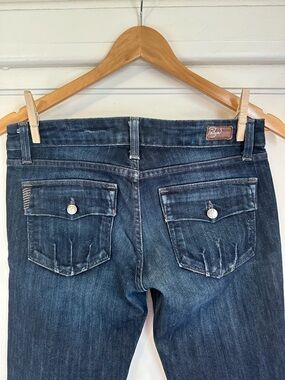 Vintage Y2K Paige Premium Denim Laurel Canyon Low Rise jeans Fold over pocket